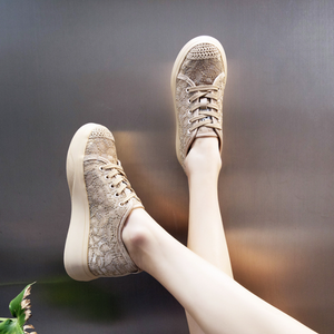 Lace Mesh Inner Heel Casual Shoes GS267