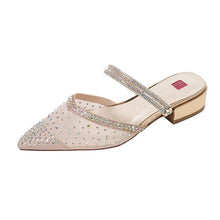 Lace Mesh Slip On Sandals GS249