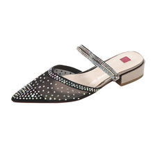 Lace Mesh Slip On Sandals GS249