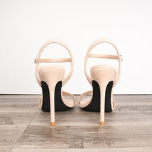 Ladies Petite Feet Open Toe Ankle Strap Suede Heels ES39