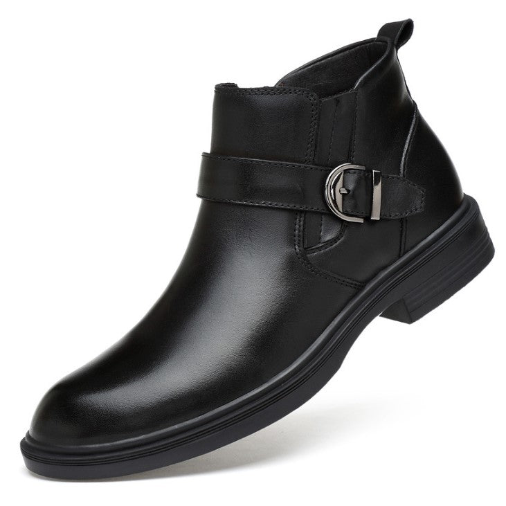 Men's Small Feet Elastic Slip On Dress Shoes Size 7 US4/4.5=EU36 / Black