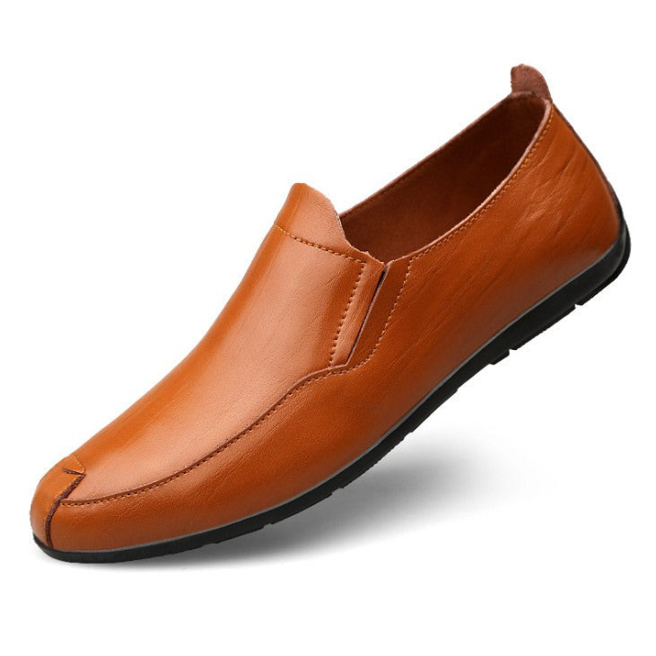 Men's Small Feet Leather Loafers MS31