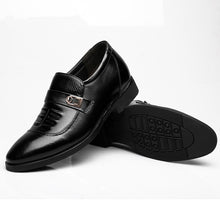 Men's Small Size Hidden Heel Dress Shoes MS39