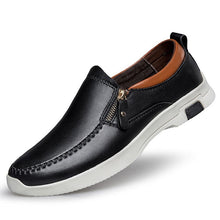 Men's Small Size Slip On Leather Loafers MS23