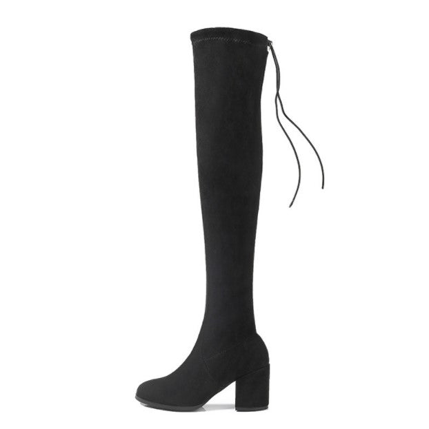 Over Knee Long Boots For Small Feet Ladies AP136