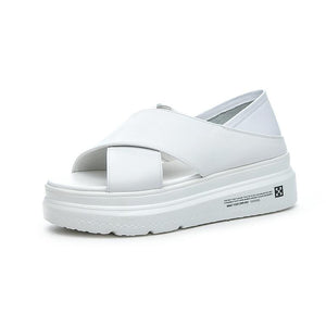 Peep Cross Strap Casual Shoes GS208