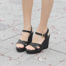 Peep Wedge Sandal For Small Feet SS390