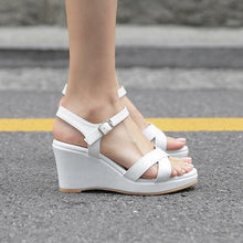 Peep Wedge Sandal For Small Feet SS390
