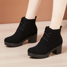 Petite Size Chunky Heel Short Boots AP231