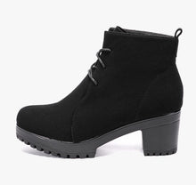 Petite Size Chunky Heel Short Boots AP231