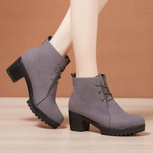 Petite Size Chunky Heel Short Boots AP231
