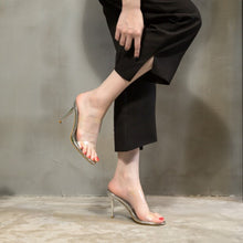 Petite Clear Strap High Heeled Sandals SS378