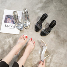 Petite Clear Strap High Heeled Sandals SS378