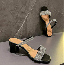 Petite Feet Block Heel Slip On Sandals GS118
