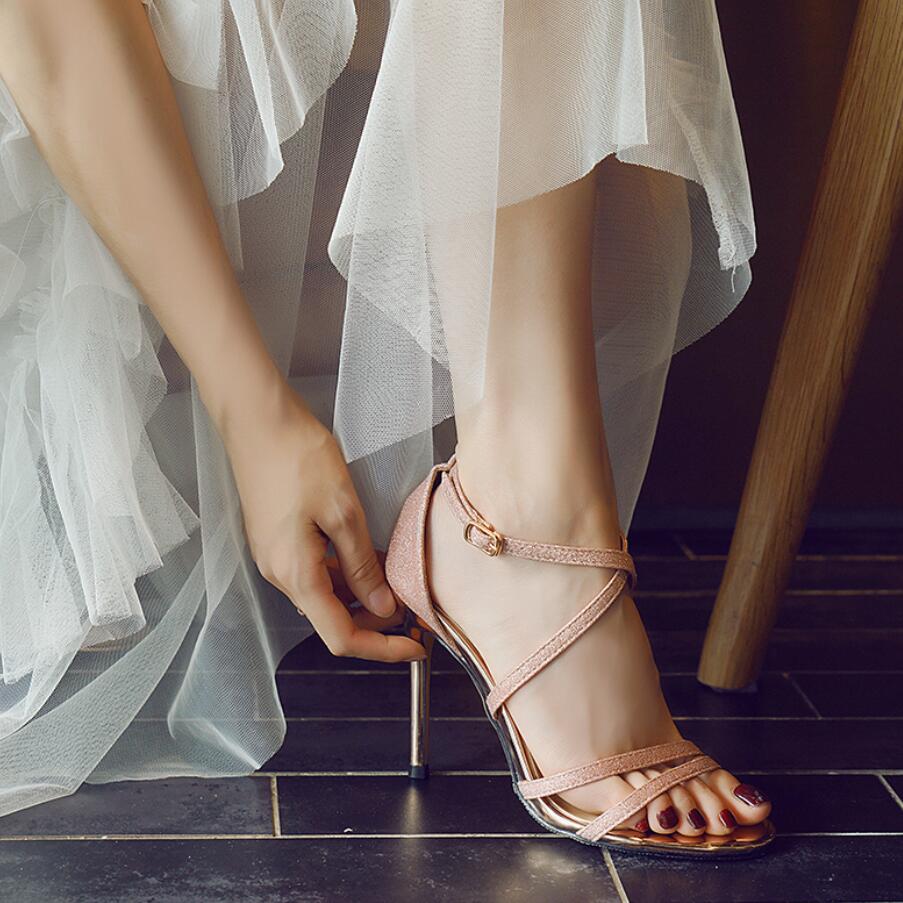 Colours Wedding Shoes For Small Feet Petite Feet Glitter Strappy