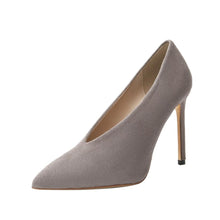 Petite Feet Pointed V Cut Heel Pumps GS397