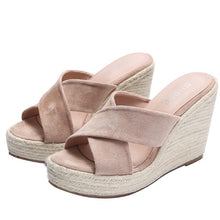 Petite Feet Slip On Wedge Sandals BS142