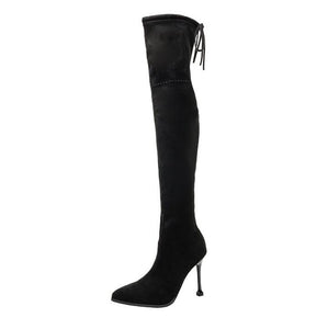 Petite Size 3 High Heel Over Knee Long Boots GS224