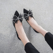 Petite Lace Mesh High Heels With Bow Tie GS16