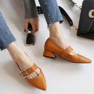 Petite Mary Jane Pump Shoes BS268