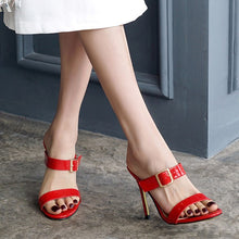Petite Open Toe Heeled Summer Sandals BS186