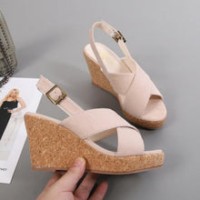 Petite Open Toe Slingback Wedge Heels GS113