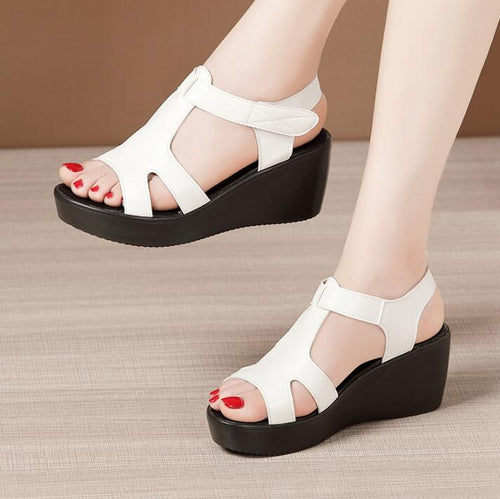 Petite Open Toe Wedge Heel Sandals GS176
