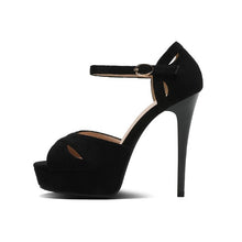 Petite Peep High Heel Shoes For Women BS378