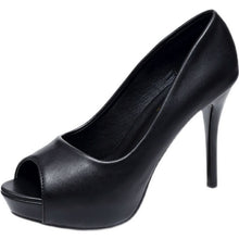 Petite Peep Toe Heel Pump Shoes DS186