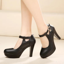 Petite Platform Ankle Strap Heels GS257