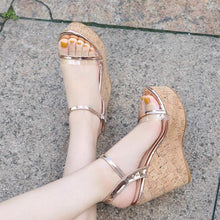 Petite Platform Wedge Heel Sandals BS118