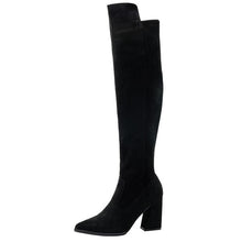 Petite Pointy Chunky Long Boots GS221