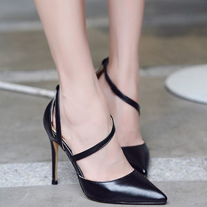 Petite Pointy High Heel Strap Shoes DS128