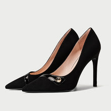 Petite Pointy Leather High Heel Shoes For Women DS163