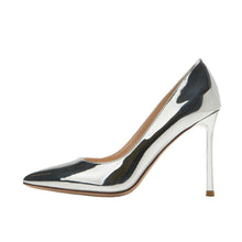Petite Pointy Patent Heel Pumps GS281