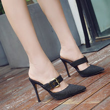 Petite Pointy Slip On Buckle Shoes DS113