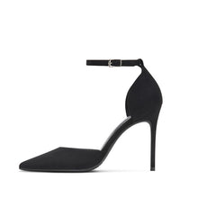 Pointy Toe Ankle Strap Heels US4(eu34) For Sale