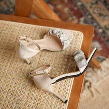 Petite Rhinestone Strap Open Toe Sandal Shoes GS116