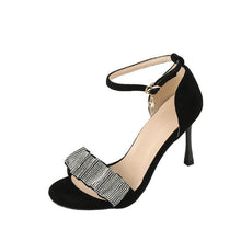 Petite Rhinestone Strap Open Toe Sandal Shoes GS116