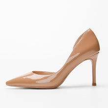 Petite Side Empty Patent Heels For Women DS172
