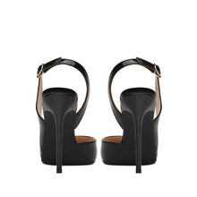 Petite Side Empty Slingback Pointed Heels ES56
