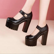Petite Size Chunky Heel Pumps AP23