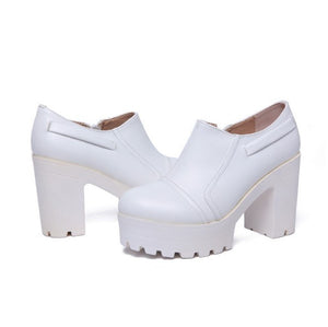 Petite Size Chunky Heeled Booties AP140