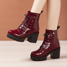 Petite Size Lace Up Ankle Boots DS295