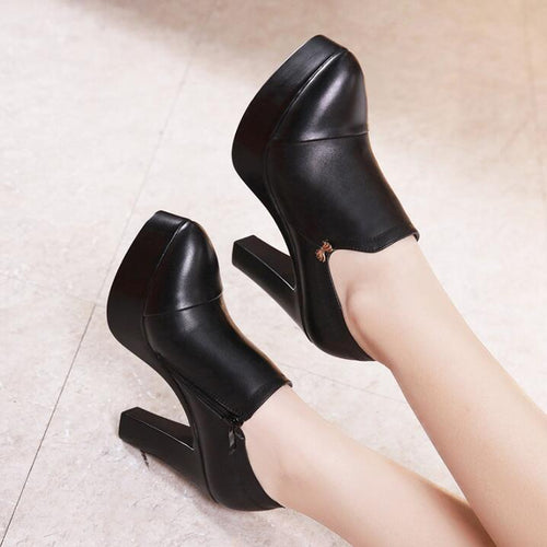 Petite Size Platform Booties DS66
