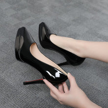 Petite Size Platform Patent High Heels GS35