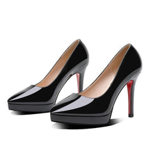 Petite Size Platform Patent High Heels GS35