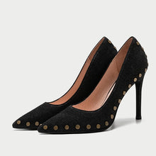 Petite Size Pointed Denim Pump Shoes ES69