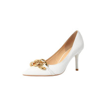 Petite Size Pointed Patent Heel Shoes DS311