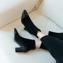 Petite Size Pointy Ankle Short Boots DS393